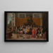 Die Hochzeit zu Kana - Frans Francken der Jüngere — gerahmtes Bild an der Wand