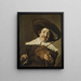 Portrait de Daniel van Aken - Frans Hals — gerahmtes Bild an der Wand