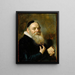 Portrait de Hendrik Swalmius - Frans Hals — gerahmtes Bild an der Wand