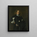 Portrait eines Mannes - Frans Hals — gerahmtes Bild an der Wand