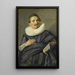 Portrait eines jungen Reiters - Frans Hals — gerahmtes Bild an der Wand