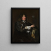 Stephanus Geraerdt Échevin de Haarlem - Frans Hals — gerahmtes Bild an der Wand