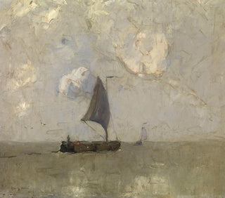 Regen auf der Schelde - Frans Hens — Ansicht des Kunstwerks
