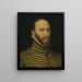 Portrait eines Ritters des Ordens von Calatrava, wahrscheinlich aus der Linie Sorias oder Soreau Sorel - Frans Pourbus der Ältere — gerahmtes Bild an der Wand