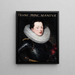 Francesco Gonzaga, Herzog von Mantua - Frans Pourbus der Jüngere — gerahmtes Bild an der Wand