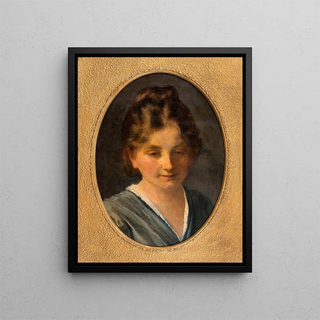 Frans Schwartz - Portrait of a young girl Miss Karen Poulsen.webp