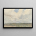 Landschaft aus Dünen bei Sturm - Frans Smissaert — gerahmtes Bild an der Wand