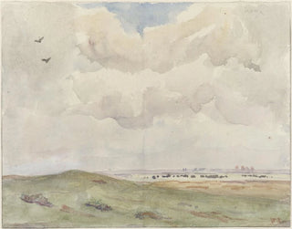 Landschaft aus Dünen mit einer Herde - Frans Smissaert — Ansicht des Kunstwerks