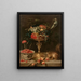 Komposition die Tasse und das Eichhörnchen - Frans Snyders — gerahmtes Bild an der Wand
