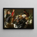 Stillleben mit Jäger - Frans Snyders — gerahmtes Bild an der Wand