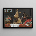 Stillleben mit einem toten Hirsch - Frans Snyders — gerahmtes Bild an der Wand