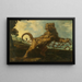 Der Löwe und die Maus - Frans Snyders — gerahmtes Bild an der Wand