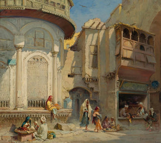 Un après-midi au Caire - Frans Wilhelm Odelmark — Ansicht des Kunstwerks