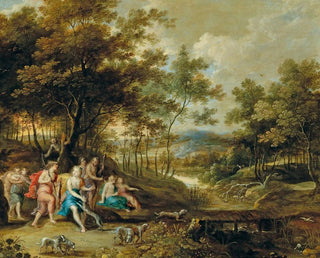 Die Göttin Diana bei der Jagd - Frans Wouters — Ansicht des Kunstwerks