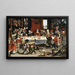 Festin Burlesque - Frans Xaver Hendrick Verbeeck — gerahmtes Bild an der Wand