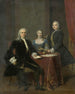 Familiengruppe in einem Interieur - Frans van der Mijn — Ansicht des Kunstwerks