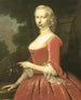 Portrait einer Frau - Frans van der Mijn — Ansicht des Kunstwerks