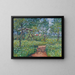 Garten in Libu - František Kaván — gerahmtes Bild an der Wand