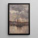 Abend - Frantz Binj — gerahmtes Bild an der Wand