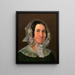 Anna Alt, Frau von Jakob Alt - Franz Alt — gerahmtes Bild an der Wand