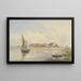 Blick auf die Lagune in Venedig - Franz Alt — gerahmtes Bild an der Wand