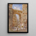 Neapel Pont de Chiaia - Franz Alt — gerahmtes Bild an der Wand