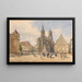 Kirche des Kollegiatstifts Stuttgart - Franz Alt — gerahmtes Bild an der Wand