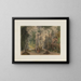 Der Wintergarten im kaiserlichen und königlichen Hofburg in Wien - Franz Antoine — gerahmtes Bild an der Wand