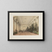Der Wintergarten im kaiserlichen und königlichen Hof in Wien - Franz Antoine — gerahmtes Bild an der Wand