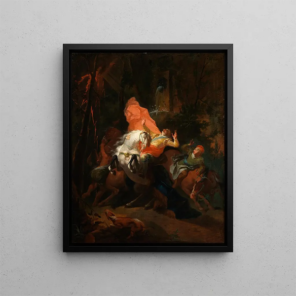 Die Bekehrung des heiligen Norbert - Franz Anton Maulbertsch — gerahmtes Bild an der Wand