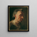 Portrait des Vaters des Künstlers - Franz Anton Palko — gerahmtes Bild an der Wand