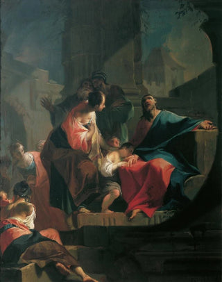 Franz Anton Palko - Christ blesses the children.webp