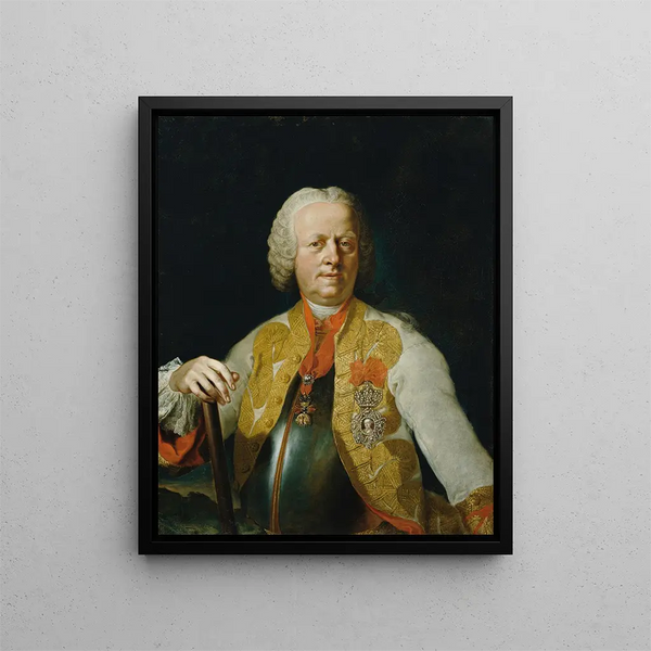 Maréchal Karl Josef Fürst Batthyány - Franz Anton Palko — gerahmtes Bild an der Wand