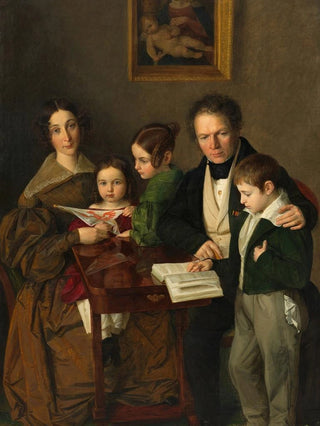 Franz Anton Stecher - Der Komponist Johann Baptist Gnsbacher 17781844 und seine Familie.webp