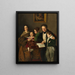 Der Komponist Johann Baptist Gänsbacher 1778-1844 und seine Familie - Franz Anton Stecher — gerahmtes Bild an der Wand