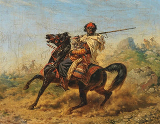 Der schwarze Ritter - Franz Anton Stragschwandtner — Ansicht des Kunstwerks