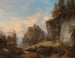 Ein Berglandschaft mit einer Kapelle und einem Oratorium - Franz Barbarini — Ansicht des Kunstwerks