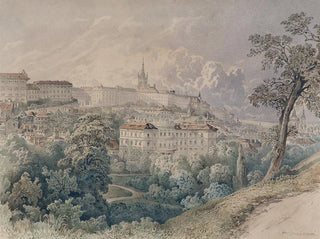 Ansicht von Prag vom Petřín - Franz Barbarini — Ansicht des Kunstwerks