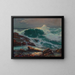 Die Welle - Franz Bischoff — gerahmtes Bild an der Wand