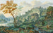 Ein ideales Landschaft mit einem Fluss, einer Burg und Rittern - Franz Christoph Janneck — Ansicht des Kunstwerks