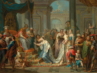 Esther vor König Assuérus - Franz Christoph Janneck — Ansicht des Kunstwerks