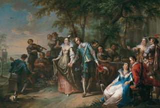 Franz Christoph Janneck - Unterhaltung im Freien mit Tanz.webp