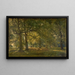 Landschaft mit Schafen - Franz Courtens — gerahmtes Bild an der Wand