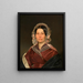 Portrait einer Dame - Franz Eybl — gerahmtes Bild an der Wand