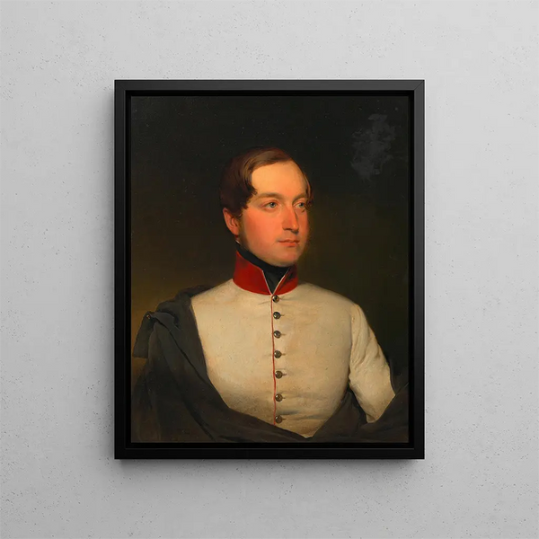 Moritz Frgantner Leutnant - Franz Eybl — gerahmtes Bild an der Wand
