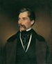 Portrait eines Gentlemans mit grauen Haaren und Schnurrbart - Franz Eybl — Ansicht des Kunstwerks