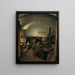 L'intérieur d'une forge - Franz Eybl — gerahmtes Bild an der Wand