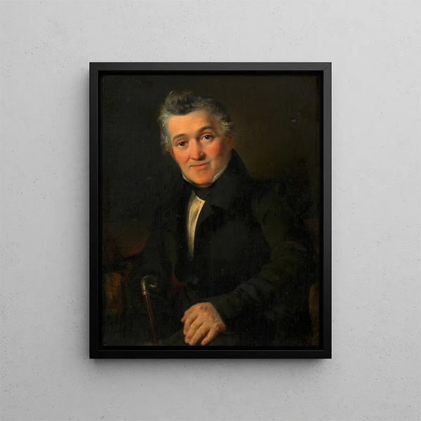 Monsieur inconnu - Franz Eybl — gerahmtes Bild an der Wand