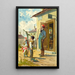 Der Meister-Schuhmacher - Franz Gerasch — gerahmtes Bild an der Wand