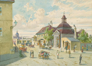 Franz Gerasch - Die Matzleinsdorfer Linie in Wien Ecke Margarethengrtel und Matzleinsdorfer Platz.webp